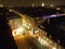 Night panorama from the St. Stephen`s cathedral tower, Wien - Vienna, Austria