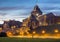 Night panorama of Terraces Haken