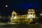Night panorama to the building of the Bulgarian Academy of Sciences, Sofia