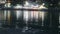 Night panoramic view of river ganga in Rishikesh