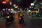 Night patrol on a street in Patong. Editorial only.