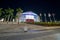 Night photo American Airlines Arena Downtown Miami