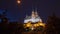 Night photo of Cathedral of St. Peter and Paul, Brno