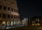 Night photography stadium colosseum ancient architecture rome