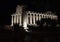 Night photos of the Greek temples of Paestum