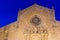 Night picture of Otranto cathedral illuminated, Salento peninsula, Puglia region, Italy