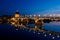 The night piece of Garonne river