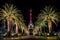 Night pier of Porto Montenegro