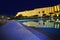 Night Pool in the luxury hotel