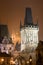 Night Prague fog