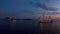Night Sailing into Rovinj Croatia