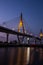 Night Scene Bhumibol Bridge, Thailand