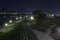 Night scene in the GuTing riverside park