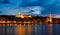 Night scene of Matthias Church and Fishermans Bastion