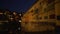 Night scene of old historic bridge Ponte Vecchio in Florence Italy