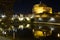 Night scene of Rome, Mausoleum of Hadrian