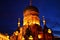 Night scene of Saint Sophia Cathedral in Harbin,China