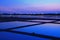 Night Scene of Salt Pan in Tainan, Taiwan