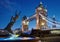 Night scene of Tower Bridge, London