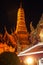 Night scene of Wat Phra Kaew is the temple .