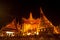 Night scene of Wat Phra Kaew is the temple.