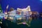 Night scenery of the extravagant exterior of the Venetian Macao