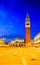 Night scenes of Campanile at Piazza San Marco