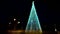 Night Scenes - Christmas tree on the lake