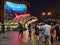 Night scenes of commercial street in wuhan city