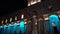 Night Scenes - Piazza dei Mercanti in Milan Italy