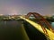 The night scenes of Xinguang Bridge with Guangzhou CBD as background 4