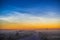 Night shining - Noctilucent clouds at night, panorama