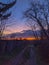 Night shooting of stars, sky, landscape, sunsets