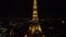 Night shooting from the Tour Eiffel a close angle to a general panorama.