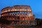 Night shot of colosseum in Rome