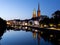 Night shot of Lubeck old town