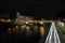 Night shot of The Pont au Change, Paris