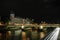 Night shot of The Pont au Change, Paris