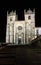 Night shot of Porto`s Cathedral in Porto, Portugal