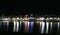 Night shot of Pushkar lake or Pushkar Sarovar at Pushkar - Rajasthan - India