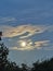 Night, sky, cloudscape, moon