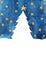 Night sky and gold star watercolorfor decoration on winter season and Chritsmas holiday.
