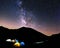 Night Sky in a High Camp