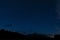 night sky with Krivan, Hight Tatras, Slovakia