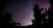 Night sky with milky way timelapse astro background