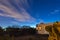 Night Sky Over RV Camper, Desert Camp Site, Desert Camping