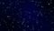 Night sky sparkly stars on black blue gradient background