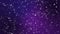 Night sky sparkly stars on purple gradient background