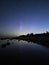 Night sky stars aurora polar lights big dipper constellation observing