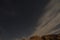 Night sky with stars in the desert of Wadi Rum